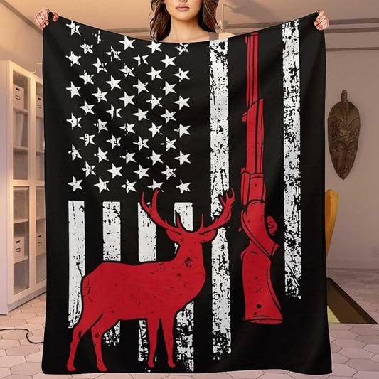 American Flag Deer Hunting